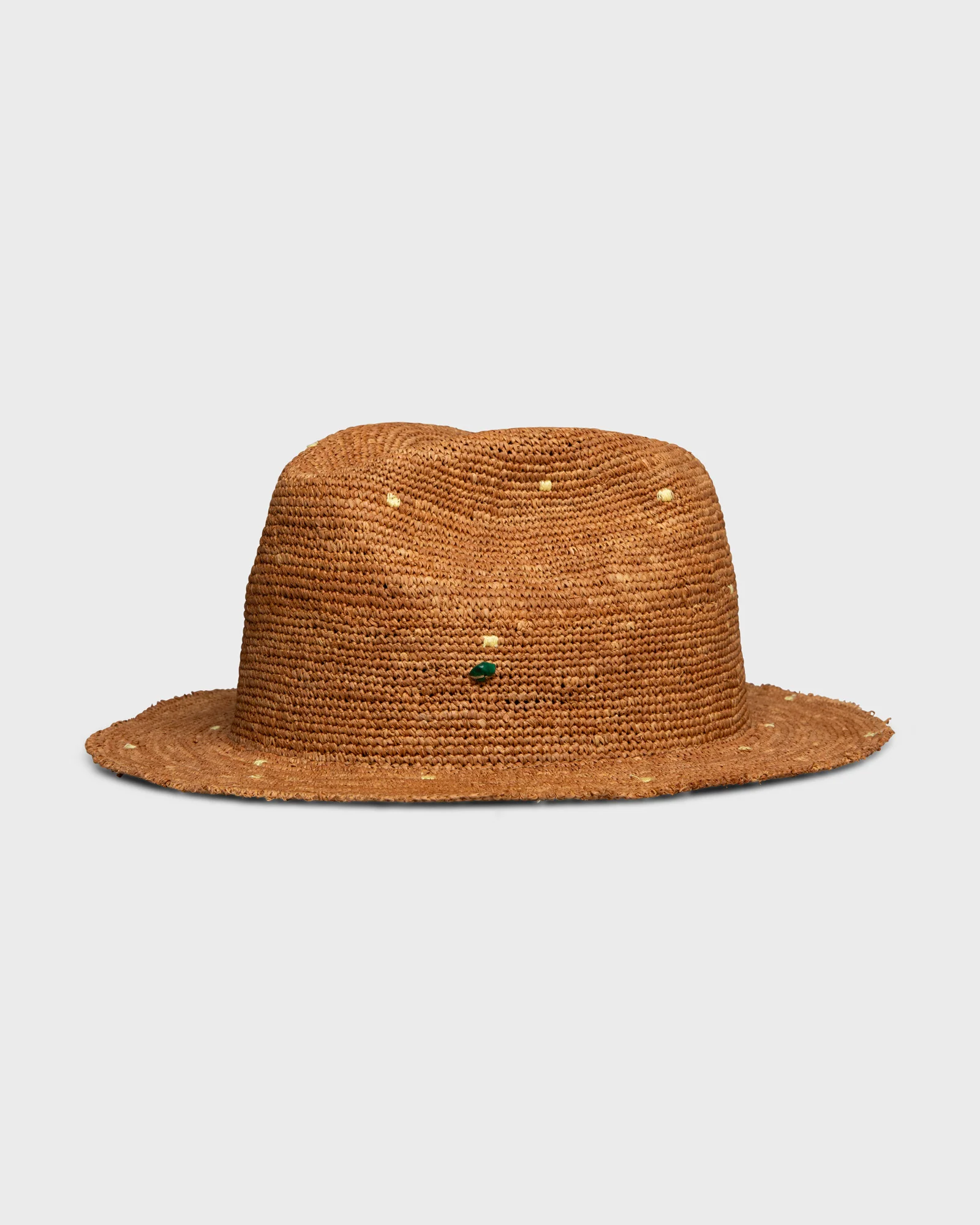 Hobo Rafia Crochet Tea Dye Yellow Stitch - Image 5